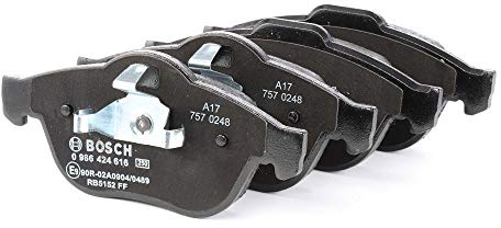 BOSCH Bremsbelagsatz, Scheibenbremse 0986424616 | Kompatibel mit: RENAULT ESPACE IV, LAGUNA II, LAGUNA II Grandtour, VEL SATIS