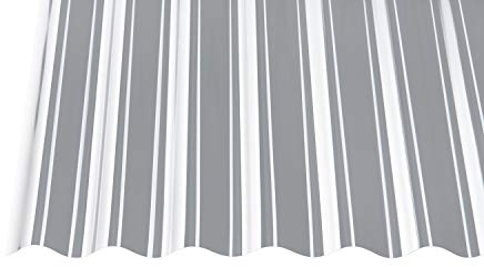 Polycarbonat Wellplatten Profilplatten Sinus 76/18 klar ohne Struktur (5000 x 1040 mm)