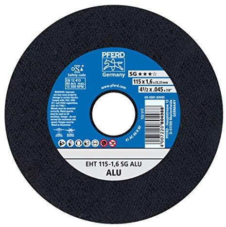 Pferd Trennscheibe EHT 115 – 1,6 A46 N SG ALU