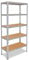 shelfplaza® 200x60x40cm Home Schwerlastregal verzinkt/Metallregal mit 5 Böden/Kellerregal Metall, Garagenregal, Werkstattregal oder Regal Lagerregal/Steckregal Metall mit 175kg Tragkraft