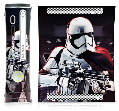 DeinDesign Autocollant Compatible avec Microsoft Xbox 360 Sticker Film Autocollant Capitaine Phasma Star Wars Articles pour Fans