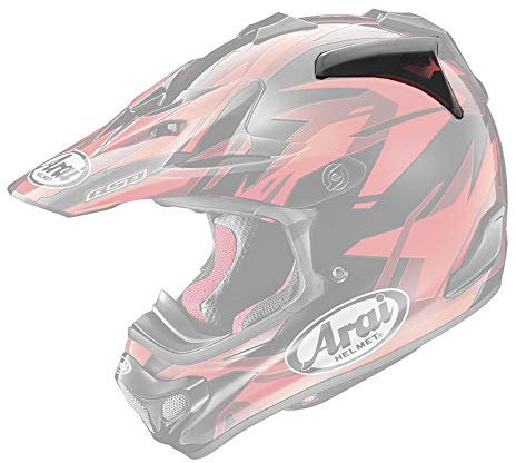 Arai MX-V Side Duct-Black (Mat Frost)