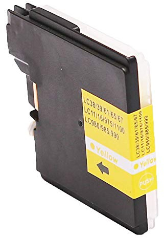 Alternativ Tintenpatrone für Brother LC-985Y LC-985 Gelb für Brother DCP-J125 DCP-J140 W DCP-J315 DCP-J515 MFC-J220 MFC-J265 MFC-J410 MFC-J415 von ABC