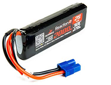 Dynamit 7.4 V 2000 mAh 2S 30C reaction 2.0 LiPo battery: EC3