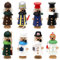 SIGRO Premium Collection Holz Räuchermann Mini bunt 8-Fach sort. 4 x 4 x 10 cm im Set