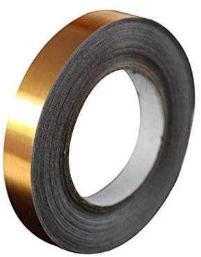 Milisten Cinta Adhesiva de Cobre Autoadhesiva Línea de Azulejos Adhesivos Decorativos Piso Suelo Pegatinas de Pared para El Hogar Cocina Baño Sala de Estar Dormitorio 2 Cm X 50 (Dorado)