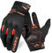 INBIKE Motorradhandschuhe Herren Winter Sommer Schutz Handschuhe Motorrad Fahrrad Motocross Männer Vollfinger Radhandschuhe Orange XL