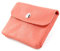 modamoda de P09 Damen Münzgeldbörse Geldbörse Portemonnaie Klein Leder Made in Italy P09, Farbe:Lachsfarben