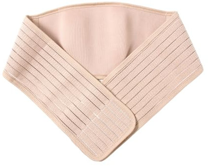 MEMOFYND 1 ceinture abdominale marron, indispensable pour les soins aux femmes enceintes, pour éviter les maux de dos et les vergetures, ainsi que pour soutenir le bassin et le dos.