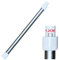 Tuyau d'extension électrique for aspirateur, Compatible avec Dreame V9 V9p V10 V11 V11SE V12 V12 Pro T10 T20 T30, Accessoires for aspirateur (Color : White Metal rod1.2cm)