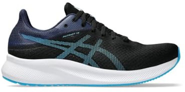 ASICS Herren Patriot 13 Sneaker, Schwarz Digital Aqua, 42.5 EU