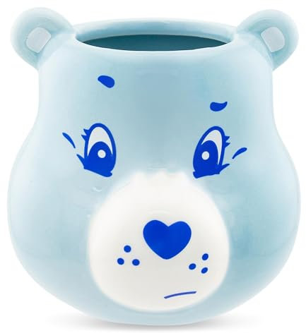 Care Bears Grumpy Bear Sculpted Ceramic Mini Mug | Holds 3 Ounces