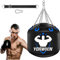 NZQXJXZ Wasserboxsack mit Verstellbarer Metallkette und Wasserinjektionsschlauch, Wasser Aqua Schwer Boxsack Hängend für Erwachsene Fitness, MMA