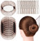 20 Pack haarnetz ballett kinder mit 50PCS U-förmigen Haarnadeln, 50cm Unsichtbare Haarnadeln Braun für Tanz Buns & Ballett Haarnetz, Tanz Haarnetze für Frauen, Mädchen, Ballett Bun