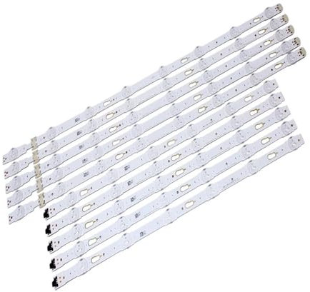 WASQUBKS Led-hintergrundbeleuchtung Streifen 6 + 8 Lampen Kompatibel for Samsung 55 Zoll TV E306084/E251781 MU6100-55INCH-R/L-8/6EA-170724/170724-4 * 1,5 Anode Tv Teile