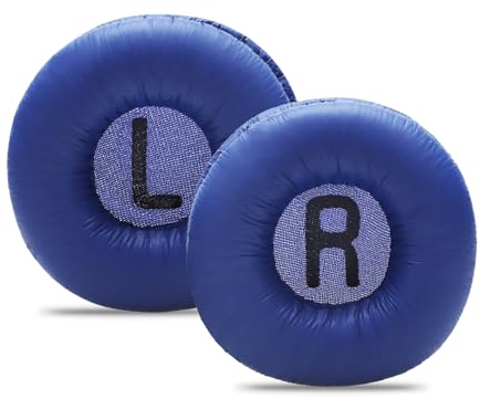 Replacement Ear Pads for JBL Tune 510BT 520BT 570BT 660NC 670NC 500BT 450BT 460BT & Live 460NC 670NC & JR310BT JR300BT & Junior 320BT & Sony MDR-ZX110 Headphones EarPads Cushions, Blue
