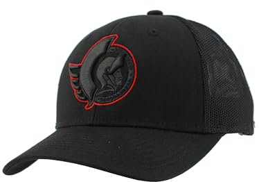 ZHATS Unisex-Erwachsene NHL Officially Licensed Adjustable Snapback Hat Dakota Element Black Hut, Schwarz, Einheitsgröße