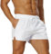 AIMPACT Sporthose Herren Kurz 3 Inch Mesh Basketball Shorts Herren Atmungsaktive Jogginghose Kurz Tennishose mit Taschen (Weiß-S)