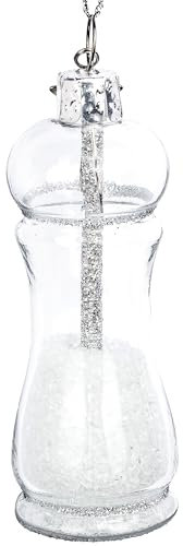 SIKORA Salzmühle besondere Weihnachtskugel Glas Christbaumschmuck Deko Figur Weihnachten Anhänger Ornament - Trend Line - BS015