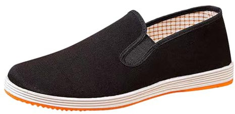 SRZYMJ Schuhe Herren Schwarz Canvas Sneaker Damen Arbeitsschuhe Leicht Herren S1 Leicht Badeschlappen Herren 42 Hausschuhe Lammfell Herren Saunaschuhe Herren Herren Turnschuhe 44