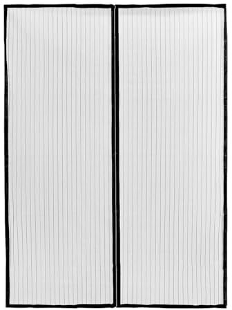 Magnetischer Fliegengitter, schwarz, universal, für Tür, Fenster, Insektenschutz, Fliegenschutz, 100 x 220 cm