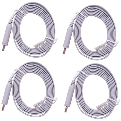 NJTHNTJR 4X USB una RJ45 para Cable de Consola USB 744664241835