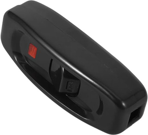 HOMSFOU Luce letto interruttore in interruttore della lampada in la lampada accende sul cavo estensione dell'interruttore indicatore nero AbS Black