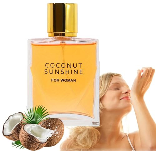 Vanilla Fragrance, Coconut Sunshine Perfume, Coconut Sunshine for Women Perfume, Women's Vanilla Flavor Fragrance, 24H Freshness, 60 ml