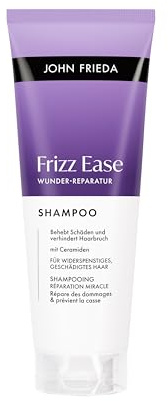 John Frieda Wunder-Reparatur Shampoo - Inhalt: 250 ml - Frizz Ease - Für widerspenstiges, geschädigtes Haar – Geeignet für farbbehandeltes Haar