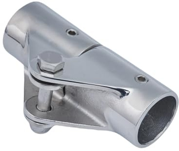 2 PCS Scharnier Boot Rohrverbinder Kupplung Rohrverschraubung Handlauf for Yacht, Marine, Verankerung, Segeln für Yacht, Ponton