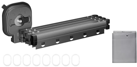 Duschvorhangstange - Ohne Bohren L/U Form 3 Fold Faltbar - Duschstange Mit Starkem Saugnapf Shower Curtain Rail Winkelverstellbar Wasserdicht Für Bad Wohnmobil Gäste Wc