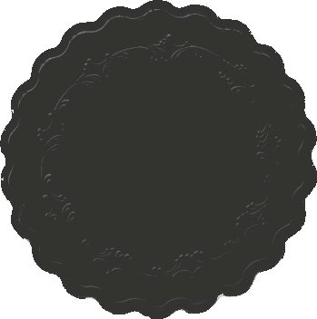 Duni Glasuntersetzer 8lagig Uni Romance schwarz, Ø 9 cm, 250 Stück