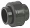 Union 3 pièces Femelle/femelle en PVC avec O-ring en EPDM à coller - 63mm