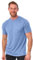 100% Merino T-Shirt Herren Kurzarm - Sport Shirt Männer Wolle, Merino Unterwäsche Herren (Groß, Woodland Grey Blue)