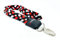 Freiburg SC Schlüsselanhänger Lanyard Porte-clés/llavero/Keychain Schlüsselanhänger in Rot aus Polyester, Klassisch mit Drehhaken, ca. 53 x 2,5 cm