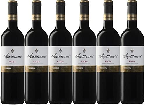 Azpilicueta Reserva - Vino D.O. Rioja - 6 botellas de 750 ml - Total: 4500 ml