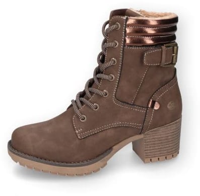 Dockers by Gerli Damen Schnürstiefeletten, Frauen Stiefeletten,warm gefüttert