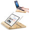 Tablet and Laptop Stand for iPad Pro Air Mini/Fire HD and MacBook,Etc.Solid Wooden Adjustable Desktop Holder Writing Drawing Stand with Wrist Rest & Pencil Holder (Natural Wood)