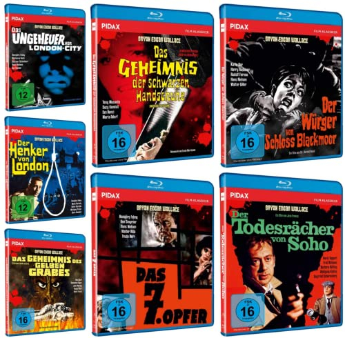 Das Beste von Bryan Edgar Wallace - 7 Klassiker - Spannende Gruselkrimis mit Starbesetzung - Krimi, Horror und Thriller (Pidax Film-Klassiker) [Blu-ray]