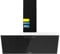 Cecotec Cappa Aspirante Inclinata 90 cm Flux DT 906500 Glass Black A. 165W Su 3 Livelli, Finitura Frontale In Vetro Nero, Aspirazione 650M3/H, Touch Control, Booster, Luce, Filtro Carbone