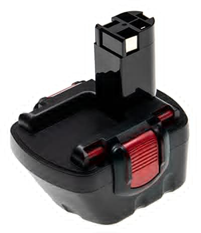 EXTENSILO 1x Batterie Compatible avec Bosch PSR 12VE, PSR 12, PSB 12 VE-2 Outil électrique (3300 mAh, NiMH, 12 V)