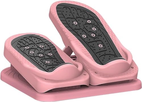 GODARM Stepper per esercizi da donna per casa e ufficio – Mini silenzioso sotto la scrivania per scolpire le gambe (rosa)