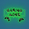 douyif Wandtattoo Gamer Wandaufkleber Gaming Zone Leuchtsticker Wandtattoo Leuchtsticker Gamer Wandsticker Game Fluoreszierend Wandsticker Spielzimmer Jugendzimmer Kinderzimmer Wanddeko