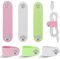 SSKHE 3 Pièces attache cable, PU cuir enrouleur cable usb, Réutilisable organisateur de cable