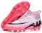 Zapatos de fútbol para hombre, tacos de fútbol, con cordones, antideslizantes, para interiores y exteriores, deportes, atléticos, béisbol, lacrosse, Rosa-2309, 44 EU