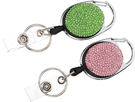 DIYEAH 8stücke Badge Holder Mit Ausziehbarem Schlüsselanhänger Id-karten Zartem Für Veranstaltungen Lehrer Und