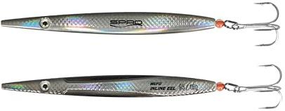 SPRO Mefo Inline EEL - Meerforellenblinker, Seatrout Inliner, Sandaal, Durchlaufblinker