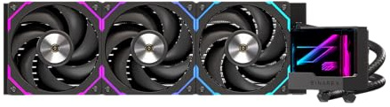 Einarex Vertex 360 RGB Sistema de Refrigeración Líquida para CPU, Radiador de 360mm, 3 Ventiladores RGB
