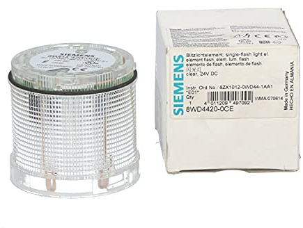Siemens - Columna señalización elemento flash 24vdc transparente
