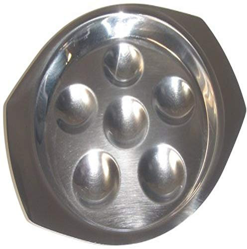 PADERNO 41687-06 Assiette Escargots 6 Portions-Acier Inoxydable
